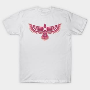 ✪ Eagle / Abstract RED pattern style / Tattoo Art ✪ T-Shirt